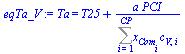 Ta = `+`(T25, `/`(`*`(a, `*`(PCI)), `*`(Sum(`*`(x[Com[i]], `*`(c[V, i])), i = 1 .. CP))))