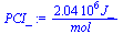 `+`(`/`(`*`(2043990.00, `*`(J_)), `*`(mol_)))