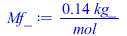 `+`(`/`(`*`(.142, `*`(kg_)), `*`(mol_)))