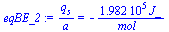 `/`(`*`(q[s]), `*`(a)) = `+`(`-`(`/`(`*`(0.1982e6, `*`(J_)), `*`(mol_))))