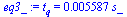 t[q] = `+`(`*`(0.5587e-2, `*`(s_)))
