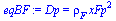 Dp = `*`(rho[F], `*`(`^`(xFp, 2)))