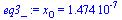 x[O] = 0.1474e-6
