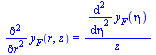 diff(diff(y[F](r, z), r), r) = `/`(`*`(diff(diff(y[F](eta), eta), eta)), `*`(z))