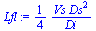 `+`(`/`(`*`(`/`(1, 4), `*`(Vs, `*`(`^`(Ds, 2)))), `*`(Di)))