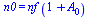n0 = `*`(nf, `*`(`+`(1, A[0])))