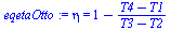eta = `+`(1, `-`(`/`(`*`(`+`(T4, `-`(T1))), `*`(`+`(T3, `-`(T2))))))