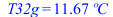 T32g = `+`(`*`(11.6710742, `*`(�C)))