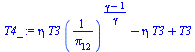`+`(`*`(eta, `*`(T3, `*`(`^`(`/`(1, `*`(pi[12])), `/`(`*`(`+`(gamma, `-`(1))), `*`(gamma)))))), `-`(`*`(eta, `*`(T3))), T3)