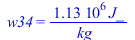 w34 = `+`(`/`(`*`(0.113e7, `*`(J_)), `*`(kg_)))