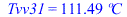 Tvv31 = `+`(`*`(111.4891659, `*`(�C)))