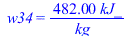 w34 = `+`(`/`(`*`(482., `*`(kJ_)), `*`(kg_)))