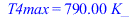 T4max = `+`(`*`(790., `*`(K_)))