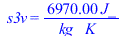 s3v = `+`(`/`(`*`(0.697e4, `*`(J_)), `*`(kg_, `*`(K_))))