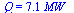 Q = `+`(`*`(7.11, `*`(MW_)))