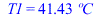 T1 = `+`(`*`(41.4271855, `*`(�C)))
