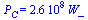 P[C] = `+`(`*`(0.264e9, `*`(W_)))