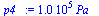 `:=`(p4_, `+`(`*`(0.1e6, `*`(Pa_))))