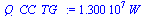 `+`(`*`(0.1300e8, `*`(W_)))