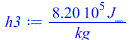 h3 := `+`(`/`(`*`(0.820e6, `*`(J_)), `*`(kg_)))