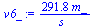 `+`(`/`(`*`(291.8, `*`(m_)), `*`(s_)))