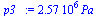 `+`(`*`(0.25691e7, `*`(Pa_)))