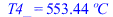 T4_ = `+`(`*`(553.4442867, `*`(�C)))