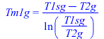Tm1g = `/`(`*`(`+`(T1sg, `-`(T2g))), `*`(ln(`/`(`*`(T1sg), `*`(T2g)))))