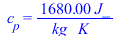 c[p] = `+`(`/`(`*`(1680., `*`(J_)), `*`(kg_, `*`(K_))))