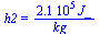 h2 = `+`(`/`(`*`(0.21e6, `*`(J_)), `*`(kg_)))