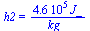 h2 = `+`(`/`(`*`(0.46e6, `*`(J_)), `*`(kg_)))