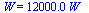 W = `+`(`*`(0.12e5, `*`(W_)))