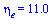 eta[e] = 11.