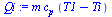 `:=`(Qi, `*`(m, `*`(c[p], `*`(`+`(T1, `-`(Ti))))))