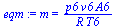 `:=`(eqm, m = `/`(`*`(p6, `*`(v6, `*`(A6))), `*`(R, `*`(T6))))