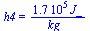 h4 = `+`(`/`(`*`(0.17e6, `*`(J_)), `*`(kg_)))