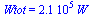 Wtot = `+`(`*`(0.21e6, `*`(W_)))