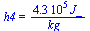 h4 = `+`(`/`(`*`(0.43e6, `*`(J_)), `*`(kg_)))