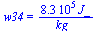 w34 = `+`(`/`(`*`(0.83e6, `*`(J_)), `*`(kg_)))