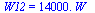 W12 = `+`(`*`(0.14e5, `*`(W_)))