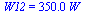 W12 = `+`(`*`(0.35e3, `*`(W_)))