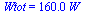 Wtot = `+`(`*`(0.16e3, `*`(W_)))