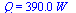 Q = `+`(`*`(0.39e3, `*`(W_)))