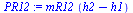 `:=`(PR12, `*`(mR12, `*`(`+`(h2, `-`(h1)))))