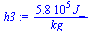 `:=`(h3, `+`(`/`(`*`(0.580e6, `*`(J_)), `*`(kg_))))