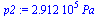 `+`(`*`(0.2912e6, `*`(Pa_)))