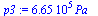 `+`(`*`(0.6654e6, `*`(Pa_)))