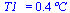 T1_ = `+`(`*`(.4, `*`(�C)))