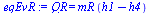 QR = `*`(mR, `*`(`+`(h1, `-`(h4))))