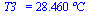 T3_ = `+`(`*`(28.4598115072415, `*`(�C)))